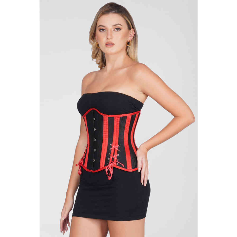 Attitude Corsets - Travon Waist training underbust korset - Rood